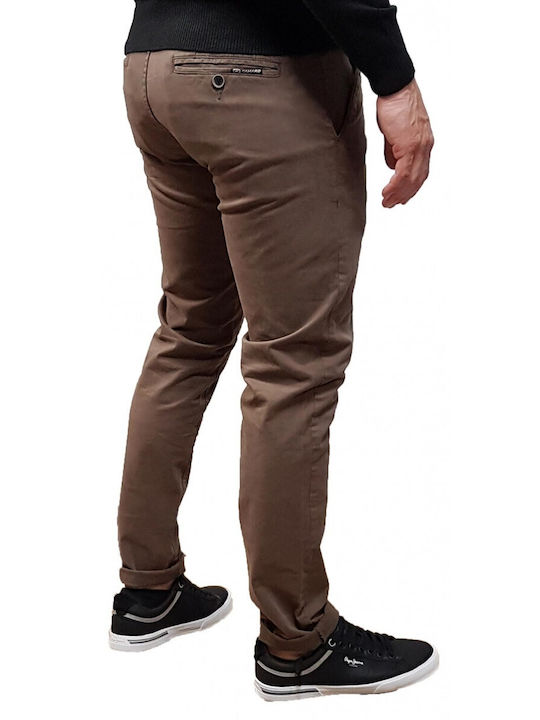 Brokers Jeans Ανδρικό Παντελόνι Dark Beige