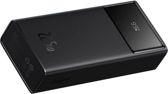 Baseus Star-Lord Power Bank 20000mAh 22.5W με 2 Θύρες USB-A και Θύρα USB-C Power Delivery Μαύρο