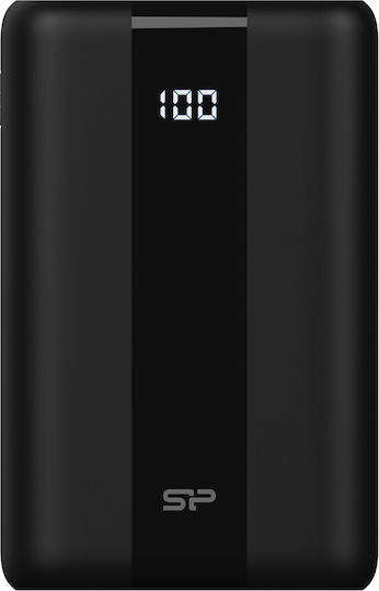 Silicon Power QX55 Външна Батерия 30000mAh 22.5W с 3 USB-A Изходни Порта и USB-C Изходен Порт Power Delivery / Бързо Зареждане Черен