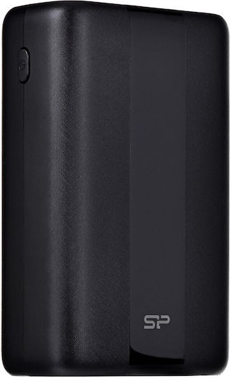 Silicon Power QX55 Външна Батерия 30000mAh 22.5W с 3 USB-A Изходни Порта и USB-C Изходен Порт Power Delivery / Бързо Зареждане Черен