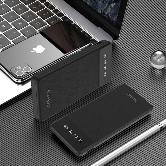 Earldom ET-PB46 Power Bank 10000mAh με Θύρα USB-A Μαύρο