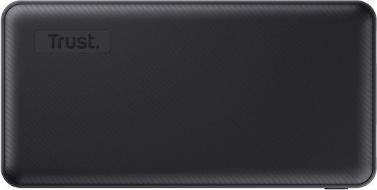Trust Primo Power Bank 15000mAh 15W με 2 Θύρες USB-A και Θύρα USB-C Μαύρο