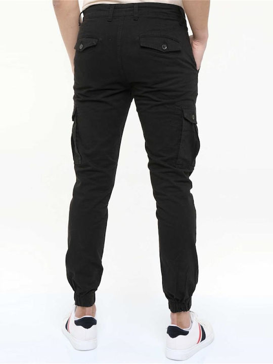 Senior Men's Trousers Cargo Black