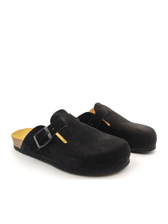 Blogg Anatomical Leather Women's Slippers Black