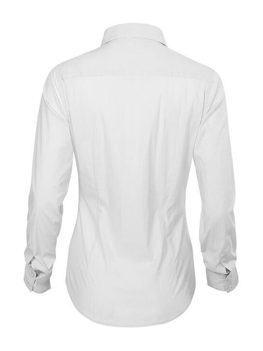 Malfini Langärmelig Damen Hemd Weiß