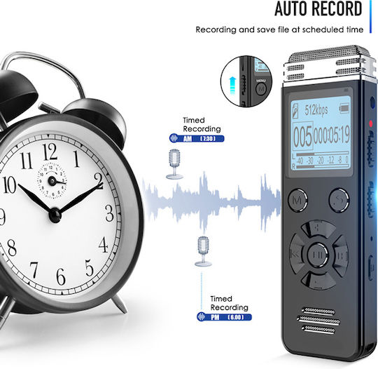Voice Recorder V508 V508 με Eσωτερική Μνήμη 16GB