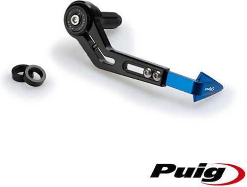 Puig Motorcycle Protective Hand Guards in Blue Colour