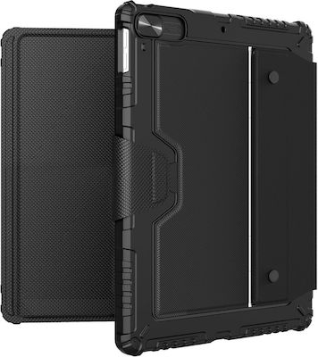 Nillkin Bumper Flip Cover Πλαστικό με Πληκτρολόγιο Μαύρο (iPad 2019/2020/2021 10.2'')