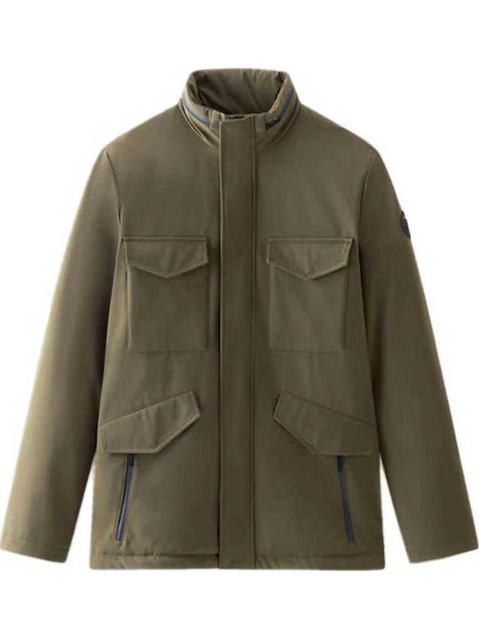 Χειμωνιάτικο Μπουφάν Softshell Αδιάβροχο και Αντιανεμικό Πράσινο