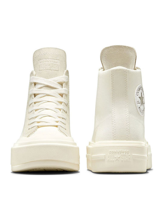 Chuck Taylor All Star Cruise Γυναικεία Flatforms Μποτάκια Μπεζ