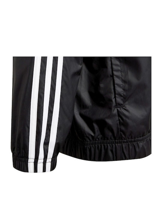 Παιδικό Σετ Φόρμας Με ζακέτα Μαύρο 2τμχ Essentials 3-Stripes