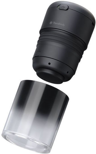 Therabody Theracup Massage Device for the Body with Vibration and Heating Function Black