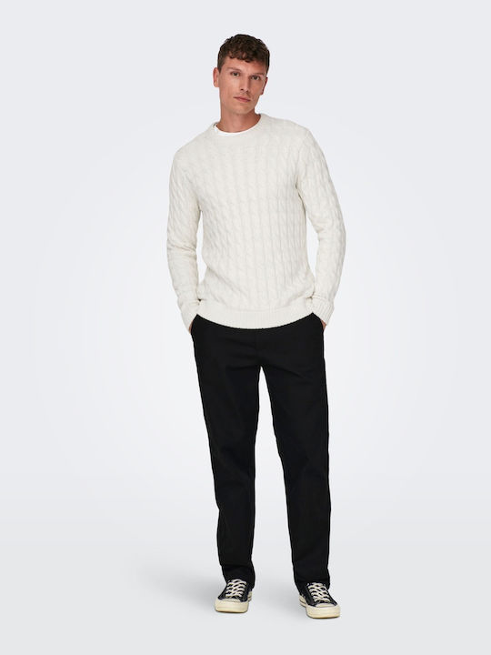 Long Sleeve Sweater White