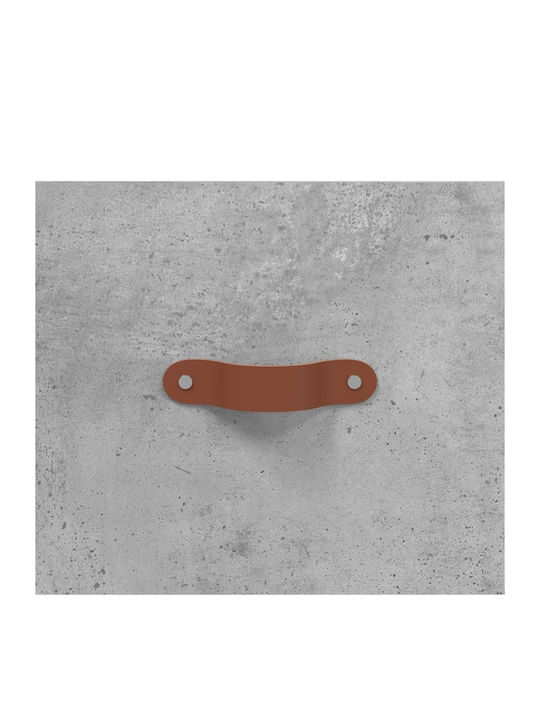 Wooden Shoe Organizer with 4 Shelves Concrete 102x35x55cm