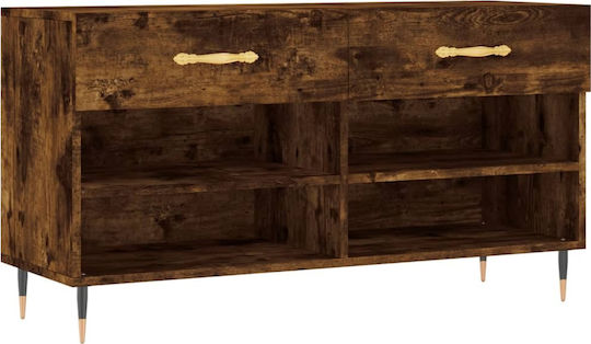 Ξύλινη με 4 Ράφια 102x35x55cm Ξύλινη με 4 Ράφια 102x35x55cm