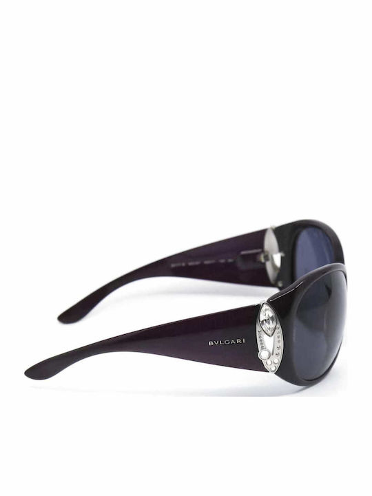 Bvlgari Damen Sonnenbrille mit Burgundisch Kunststoff Gestell und Schwarz Linse 8017-B 82087