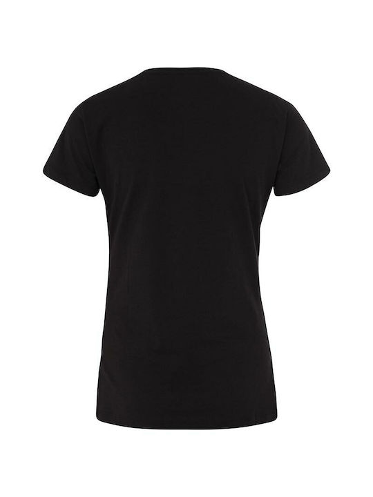 Lonsdale Femeie Tricou Negru