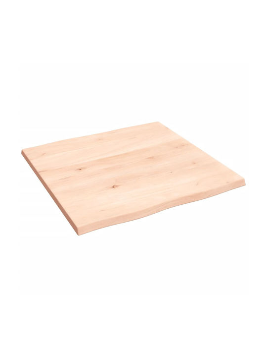 vidaXL Square Table Surface made of Solid Wood 60x60x2cm 363869 1pcs