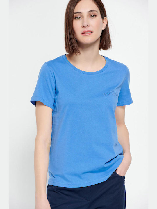 Bill Cost Γυναικείο T-shirt Μπλε