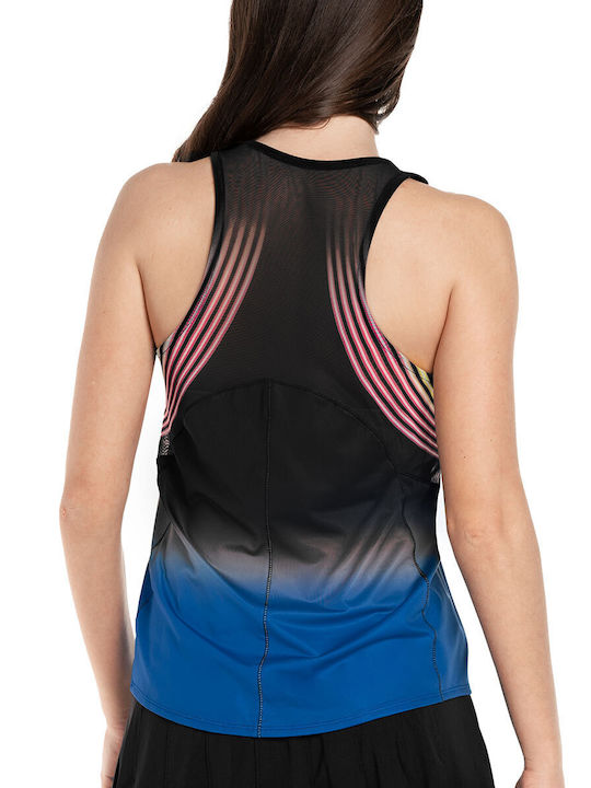 Lucky In Love Women's Athletic Blouse Sleeveless Blue