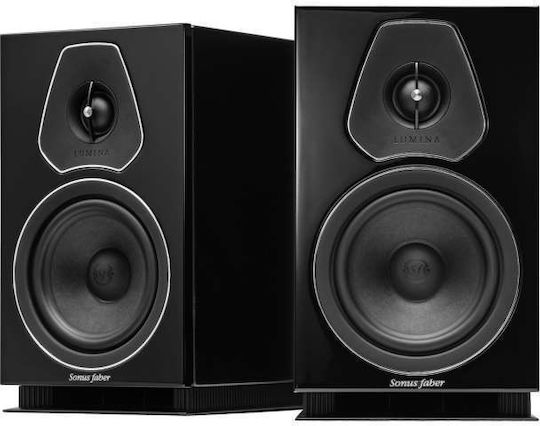 Sonus Faber Lumina II 18074-3106 Двойка Hi-Fi Говорители Bookself 2 Брой шофьори Ш18xД26.3xВ30.4см. Черен