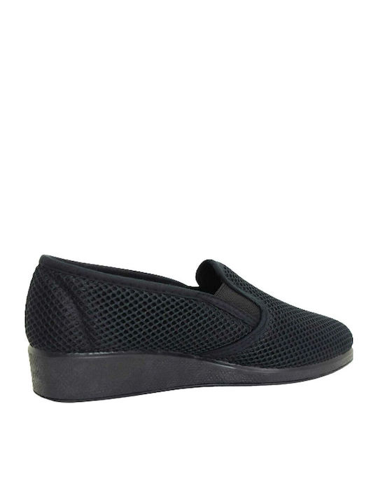 Women's Canvas Slip-Ons Black