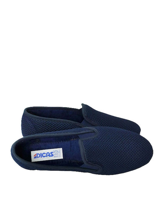 Γυναικεία Slip-On Πάνινα Μπλε