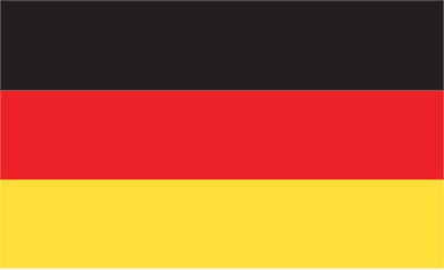 Flagge Deutschlands Polyester Διάτρητη 75x50cm