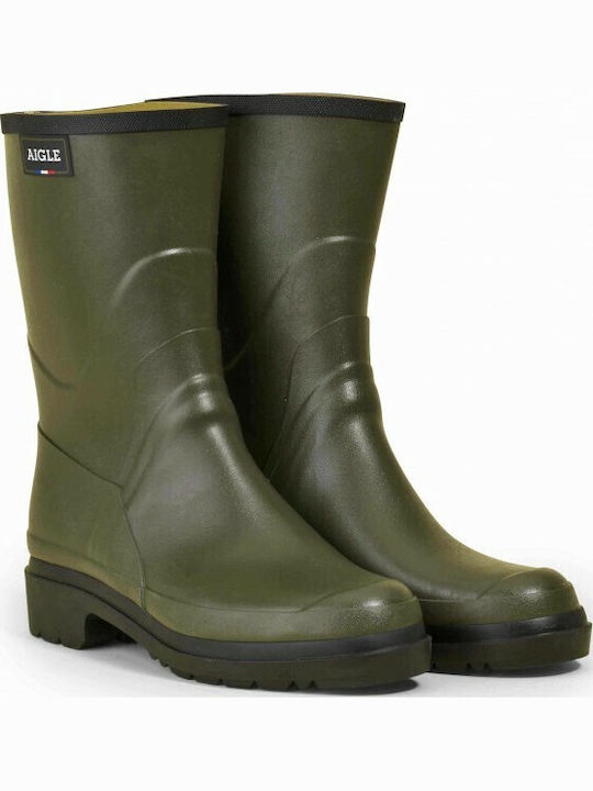 Aigle Bison 2 Αδιάβροχες Γαλότσες Κυνηγιού Χακί