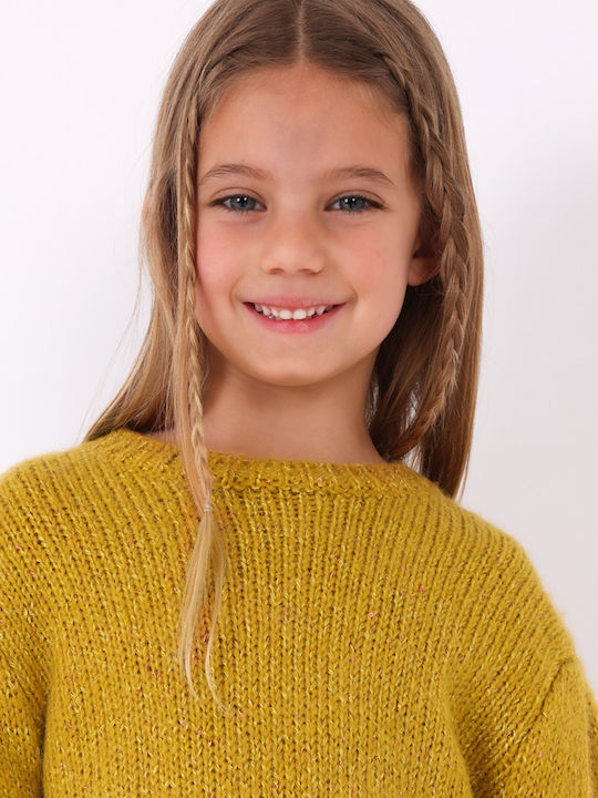 Kids' Sweater Long Sleeve Yellow Fantasia