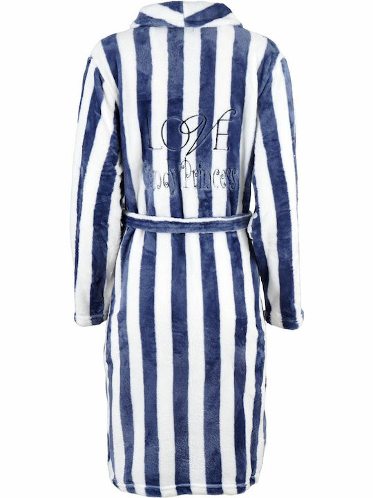 G Secret Winter Women's Robe Blue