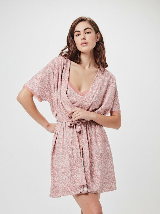 Gisela Summer Women's Robe Pink