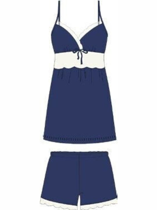 Noidinotte Women's Summer Babydoll Blue