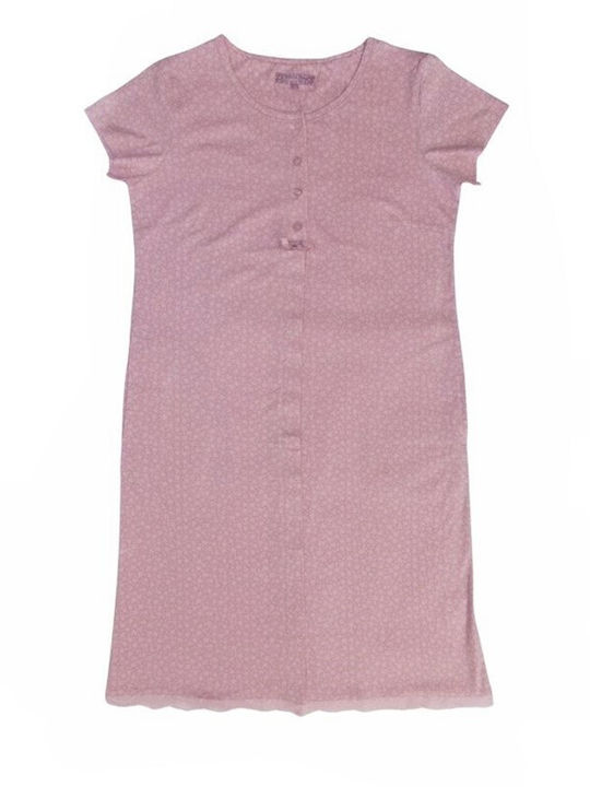 Noidinotte Women's Summer Nightgown Pink