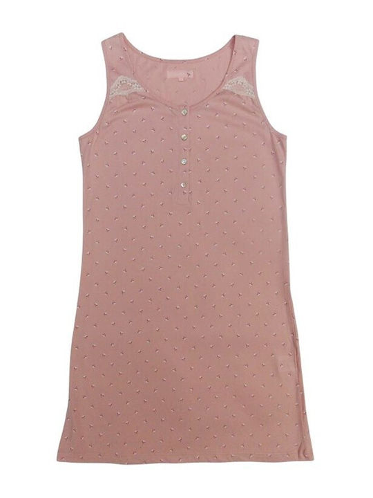 Noidinotte Women's Summer Nightgown Pink