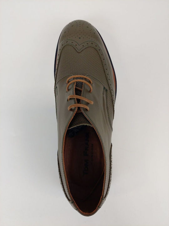 Pantofi Oxford Barbati Verzi