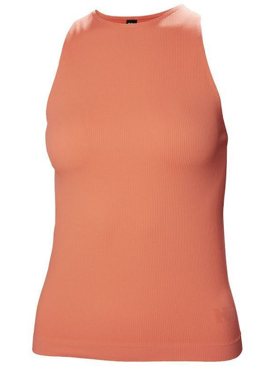 Women's Athletic Blouse Sleeveless Orange