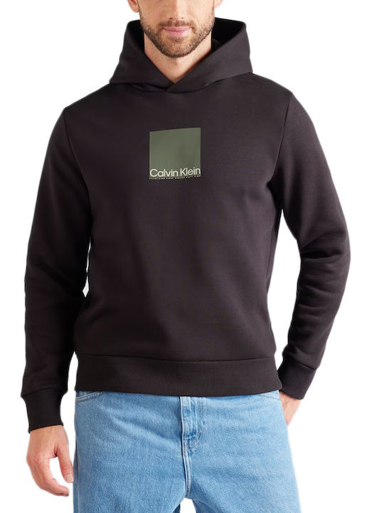 Calvin Klein Herren Sweatshirt mit Kapuze Schwarz