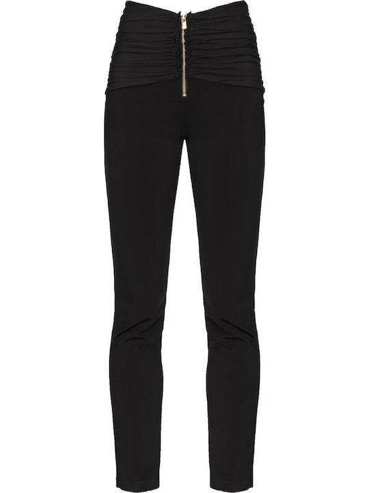 Pisolo Women's Fabric Trousers Black