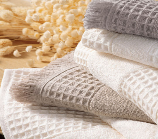 Nef-Nef Homeware Πετσέτα Σώματος Touch 70x140εκ. Mauve Βάρους 330gr/m²