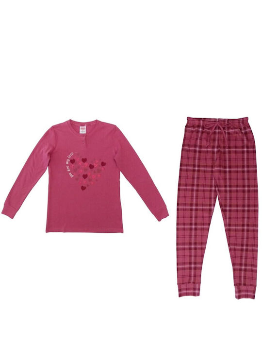 Noidinotte Iarnă Set pijama femei Violet