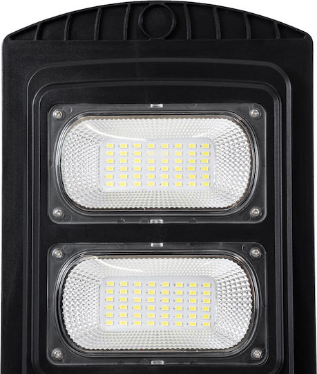 GloboStar Street Solar Light 9W 600lm Cold White 6000K with Motion Sensor and Photocell IP65 22cmx6cmx50cmcm