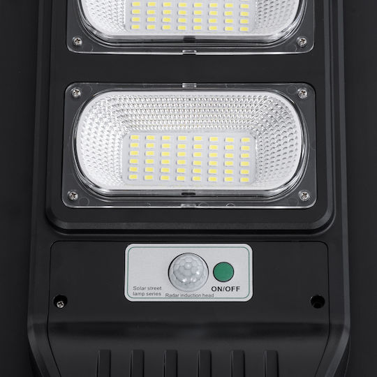 GloboStar Solar Road Light 12W 900lm Cold White 6000K with Motion Sensor and Photocell IP65 24x63x6cm