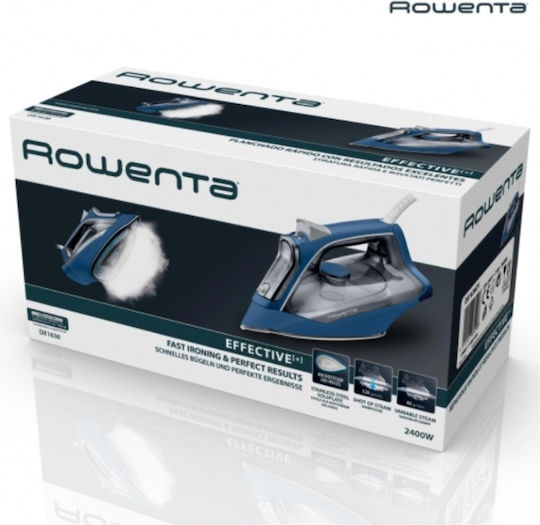 Rowenta Fier de Călcat cu Aburi 2600W cu Debit Continu de Abur 40g/min