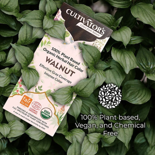 Cultivator Organic Herbal Haarfärbemittel 11 Braun Walnuss 100g