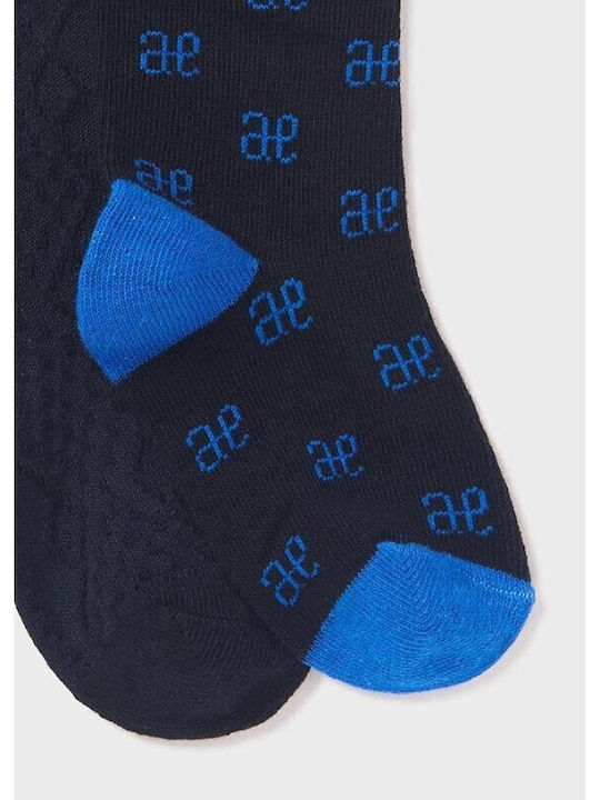 Abel & Lula Boys Knee-High Socks Blue