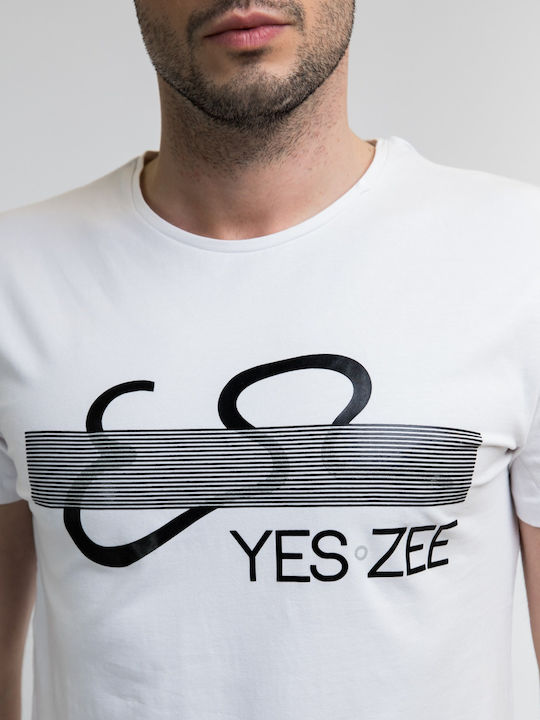 Yes Zee Men's T-shirt White