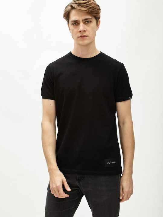 HoodLoom Men's Short Sleeve T-shirt Black