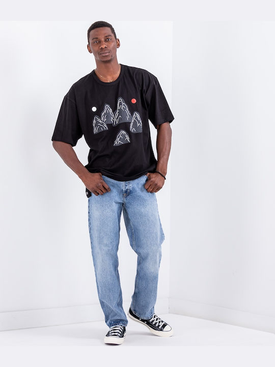 T-shirt Μαύρο