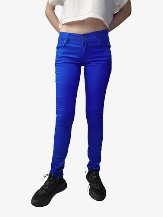 Women's Fabric Trousers Blue
